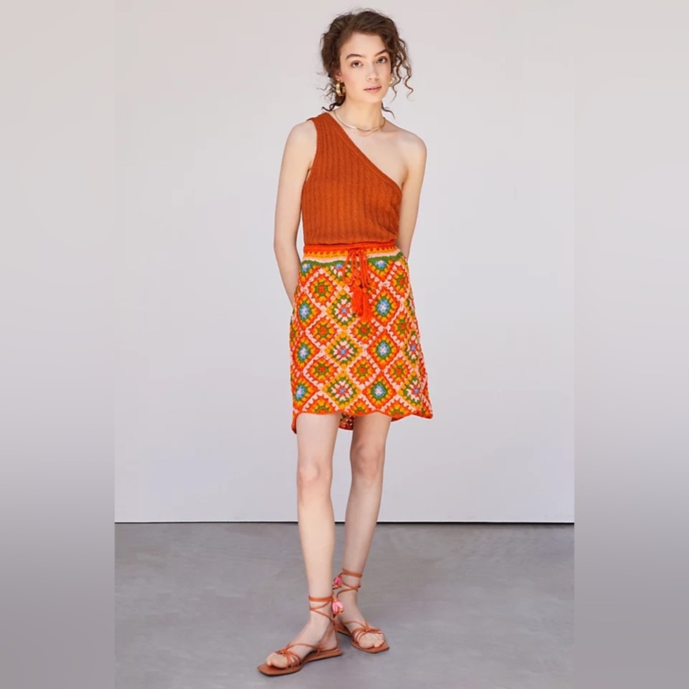 FARM Rio Crochet Mini Skirt - Picture 3 of 9